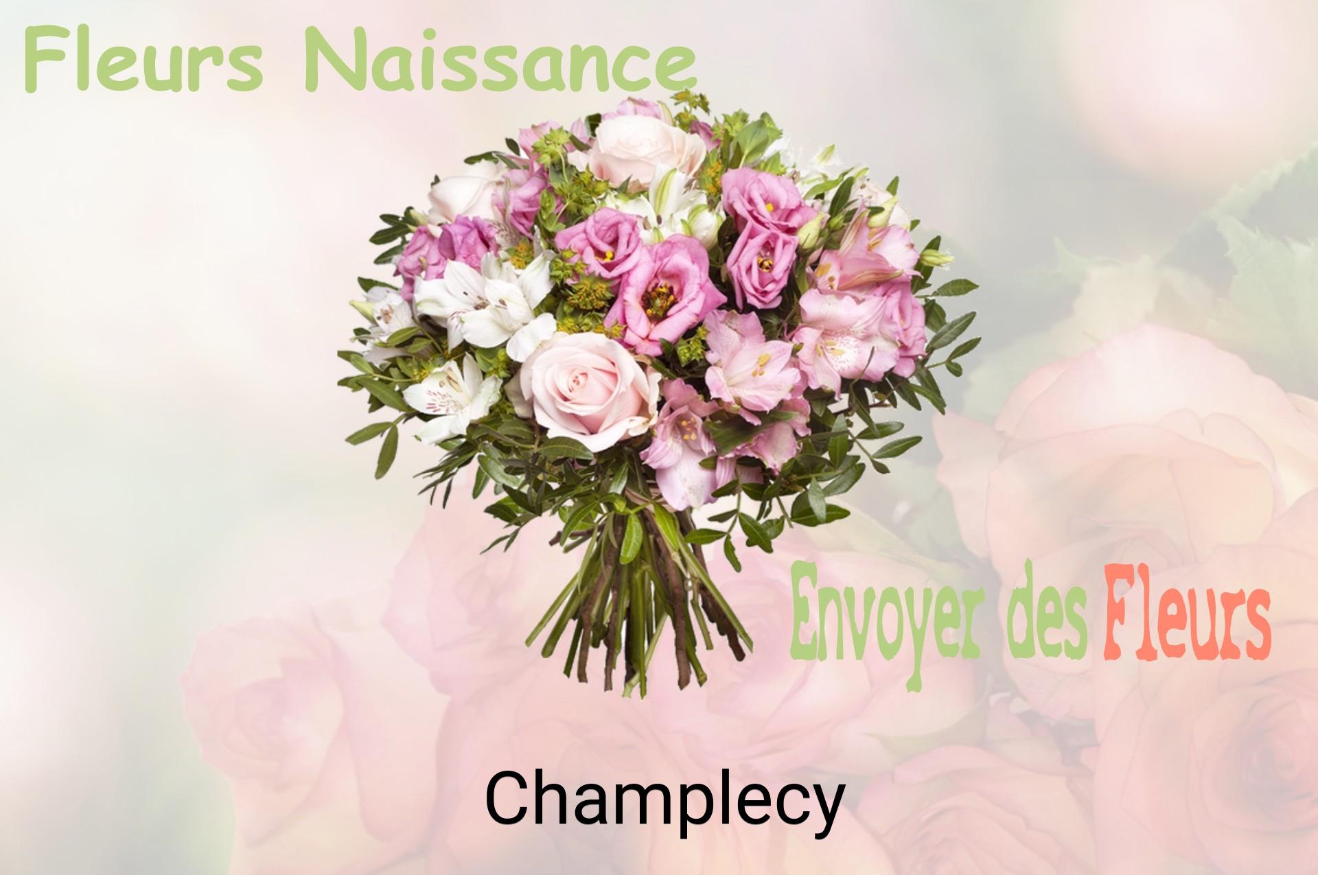 Bouquet de fleurs de naissance livré à Champlecy