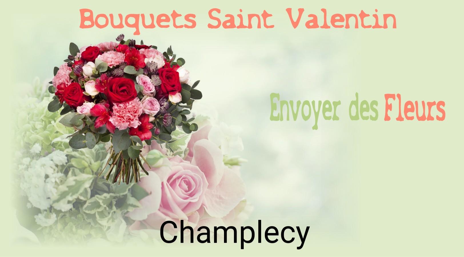 Roses de Saint-Valentin livrées à Champlecy